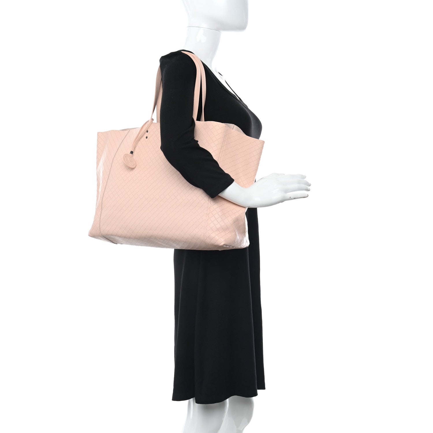 Bottega Veneta Nappa Intrecciomirage Butterfly Tote Pink 2 of 10
