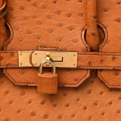 Hermes Ostrich HAC Birkin 32 Gold 21 of 23
