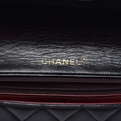 Chanel Lambskin Quilted Small Single Flap Bag Black 6 of 12