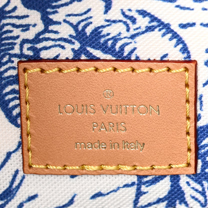 Louis Vuitton Monogram Tiles By The Pool Onthego MM Lagoon Blue 6 of 10