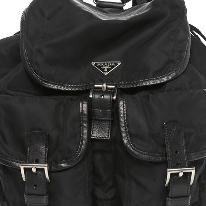 Prada Tessuto Nylon Vela Medium Backpack Black 7 of 9