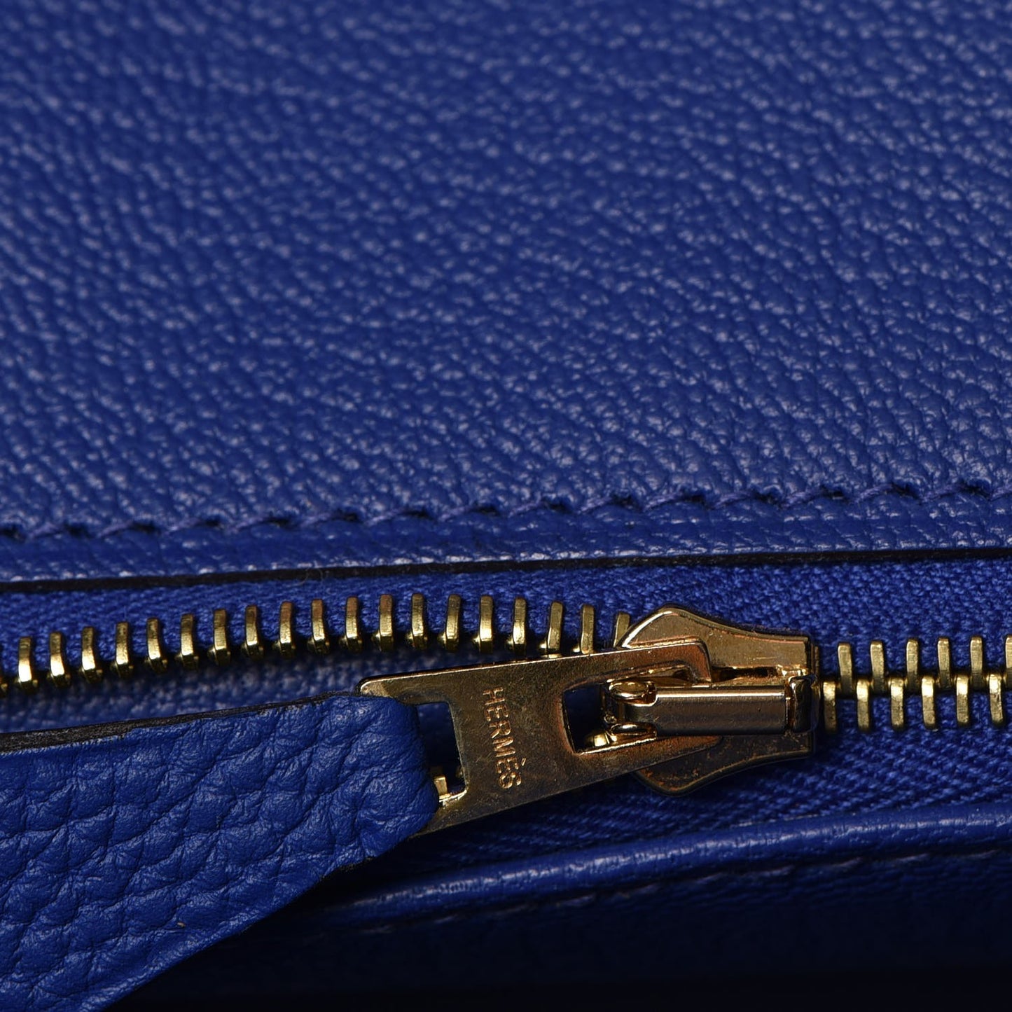 Togo Birkin 30 Bleu Electrique