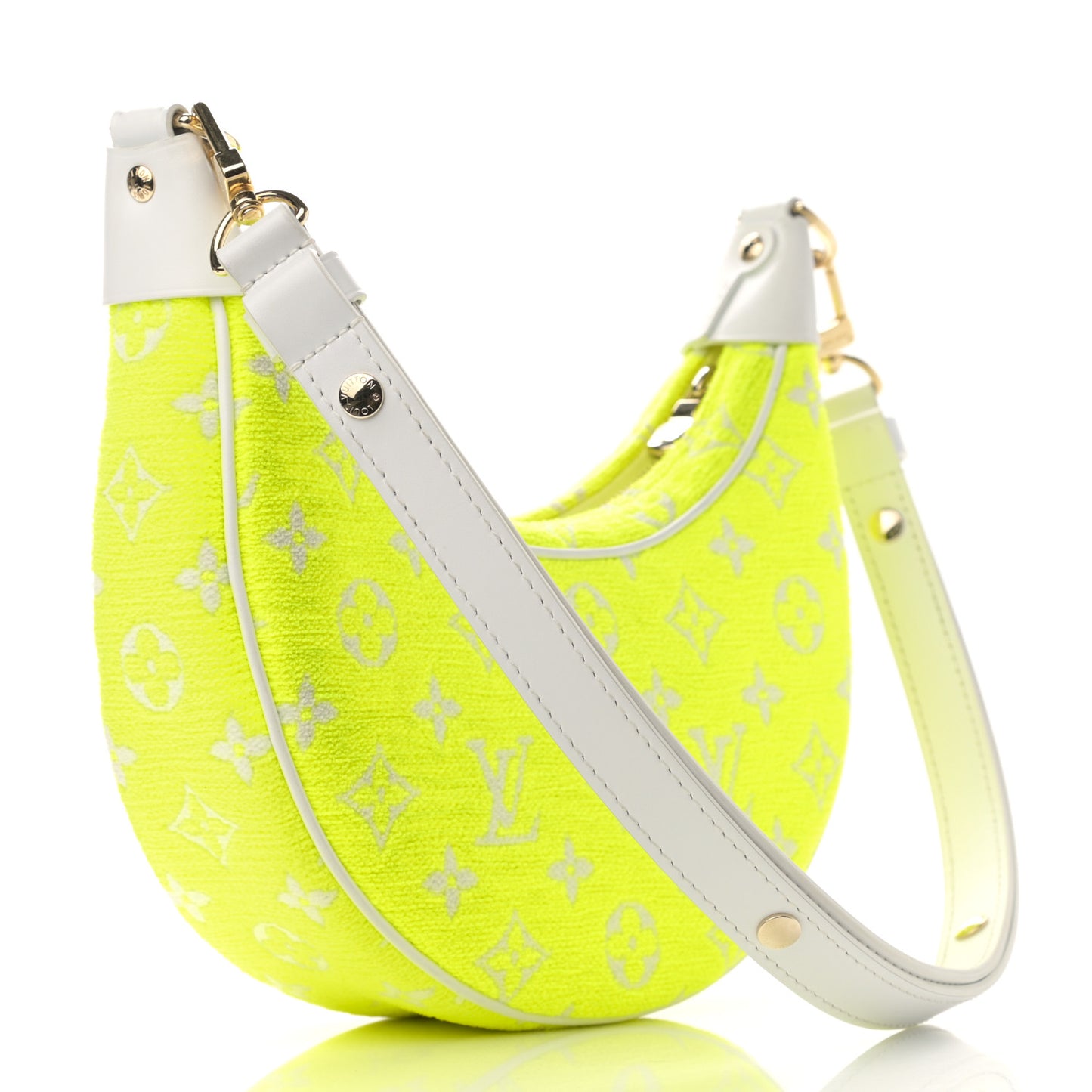 Monogram Jacquard Velvet Loop Yellow