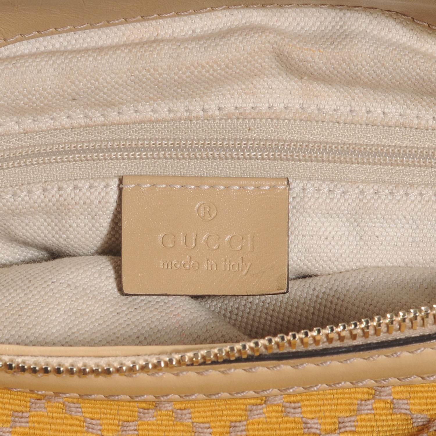 Gucci Diamante Medium Sukey Top Handle Yellow 6 of 7
