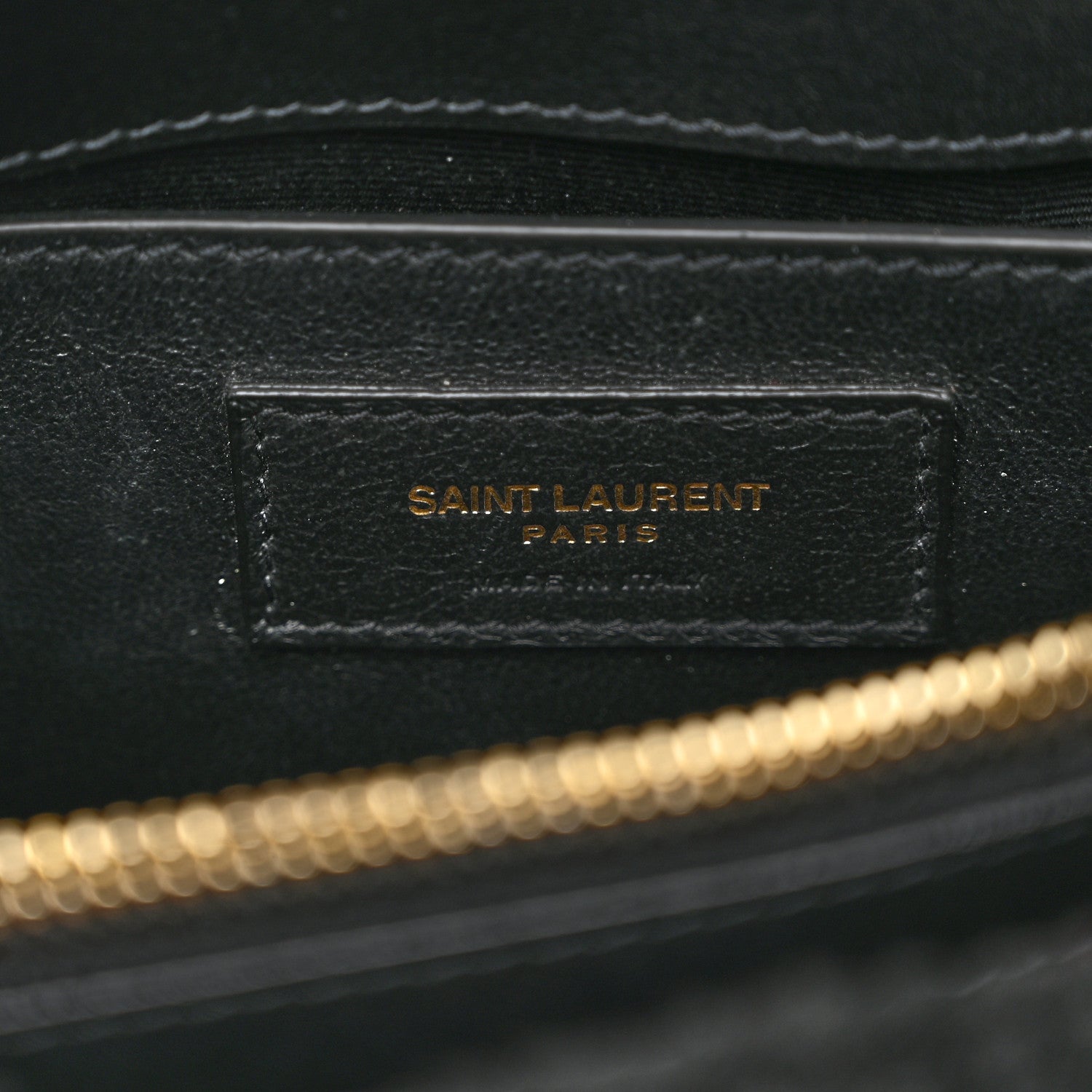 Saint Laurent Suede Shearling Y Quilted Monogram Small Loulou Chain Satchel Black 6 of 11