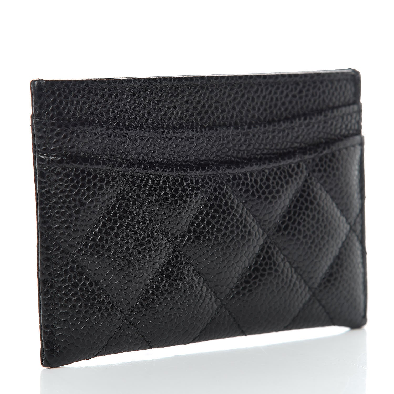Chanel Caviar Quilted Card Holder Black 3 of 10