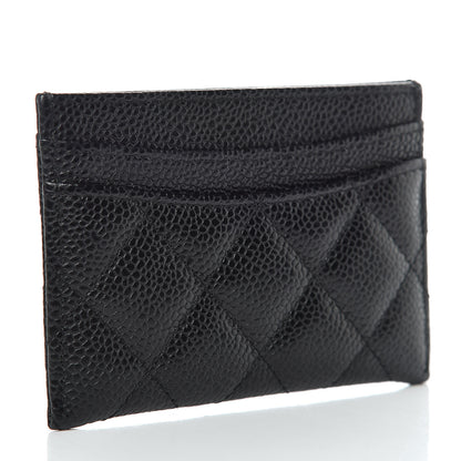 Chanel Caviar Quilted Card Holder Black 3 of 10