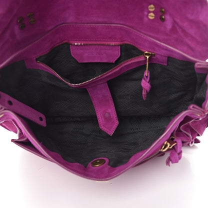 Proenza Schouler Suede Medium PS1 Satchel Grape 5 of 15