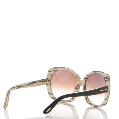 Tom Ford Gabriella Sunglasses TF362 Brown 4 of 8
