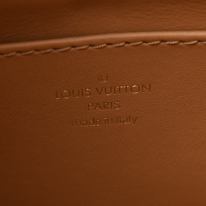 Louis Vuitton Lambskin Malletage GO-14 MM Creme Noisette 7 of 11