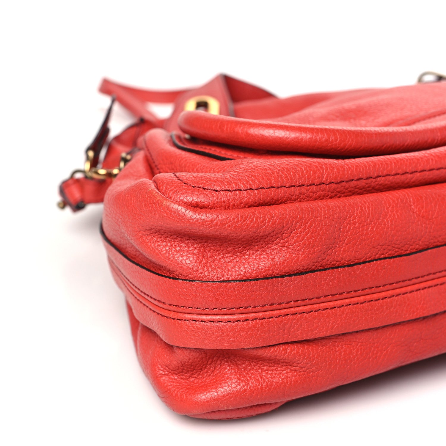 Chloe Calfskin Large Paraty Orange Mechanic 9 of 13