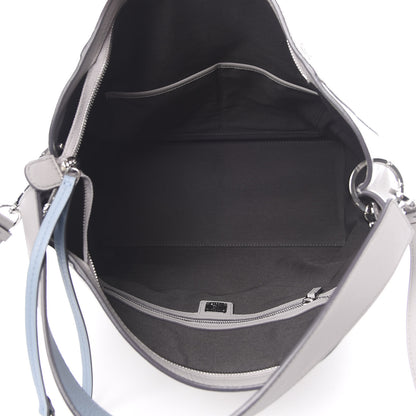 MCM Calfskin Ottomar Monogram Large Klara Hobo Dove 6 of 11