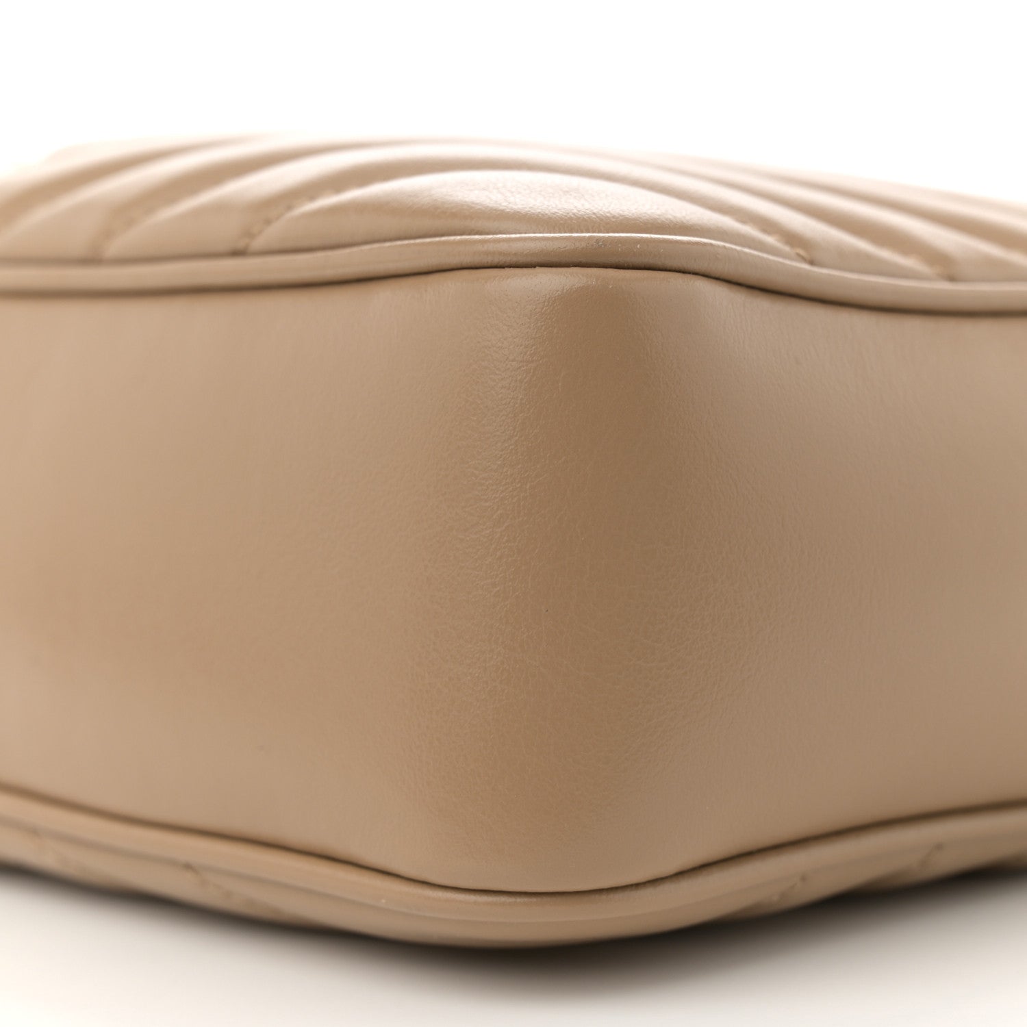 Saint Laurent Calfskin Matelasse Monogram Lou Camera Bag Dark Beige 10 of 11