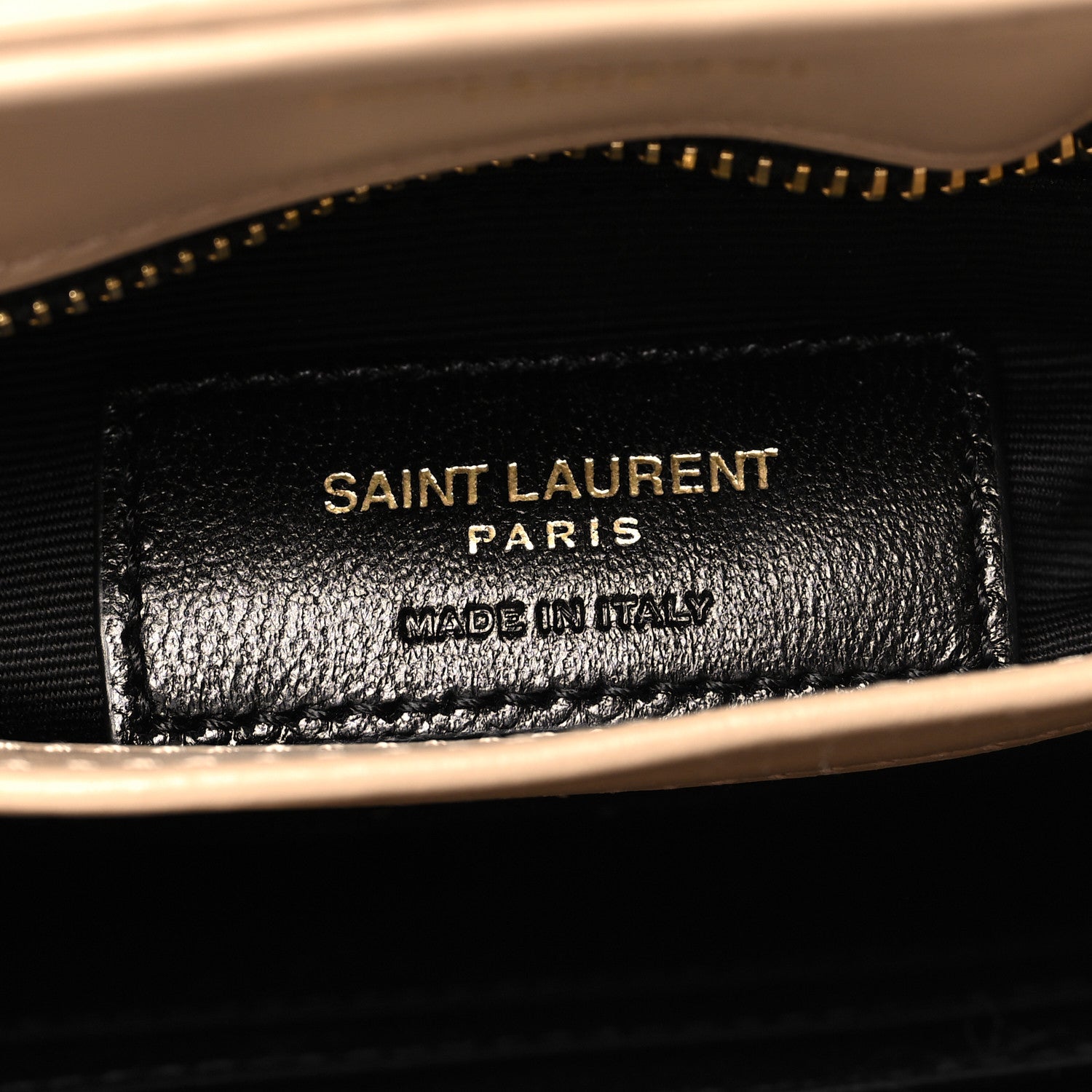 Saint Laurent Calfskin Y Quilted Monogram Toy Loulou Crossbody Bag Taupe 6 of 10
