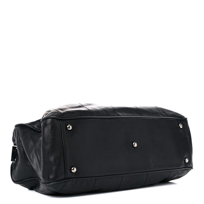Chanel Lambskin Square Stitched Large Tote Black 4 of 22