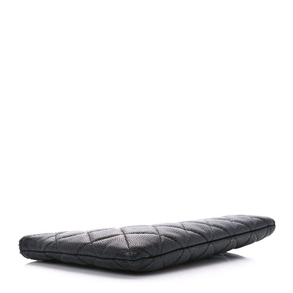 Chanel Caviar Quilted Cosmetic Case Black 4 of 13