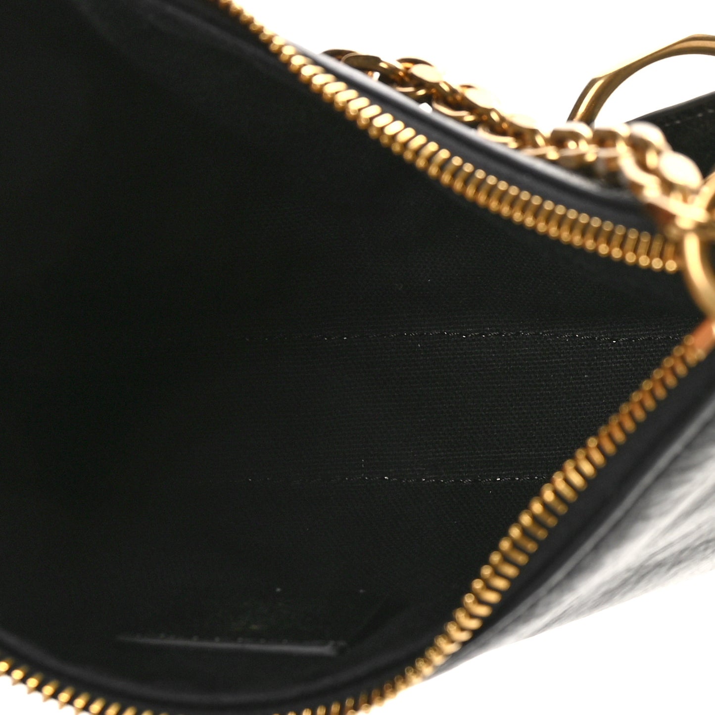 Aged Calfskin Mini Voyou Boyfriend Party Bag Black