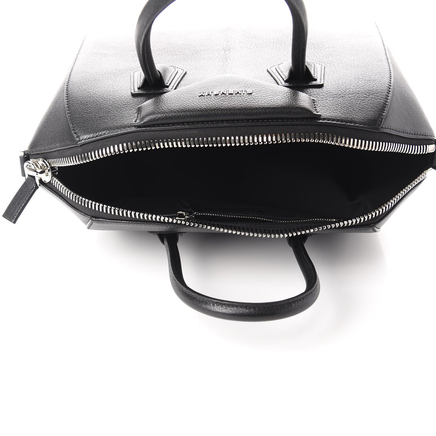 Sugar Goatskin Medium Antigona Black