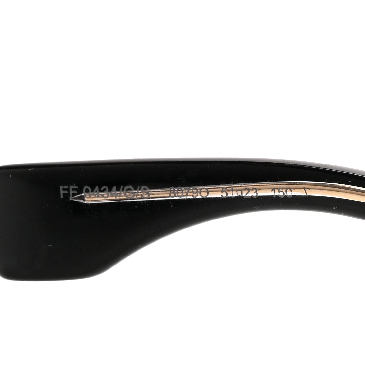 Fendi Acetate FF 53mm Sunglasses 0434/G/S Black 5 of 7