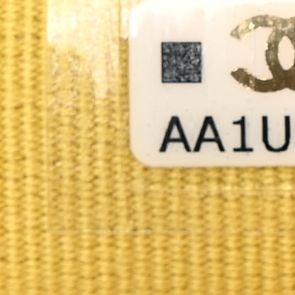 Chanel Caviar Quilted Classic 4 Key Holder Wallet Yellow 8 of 9