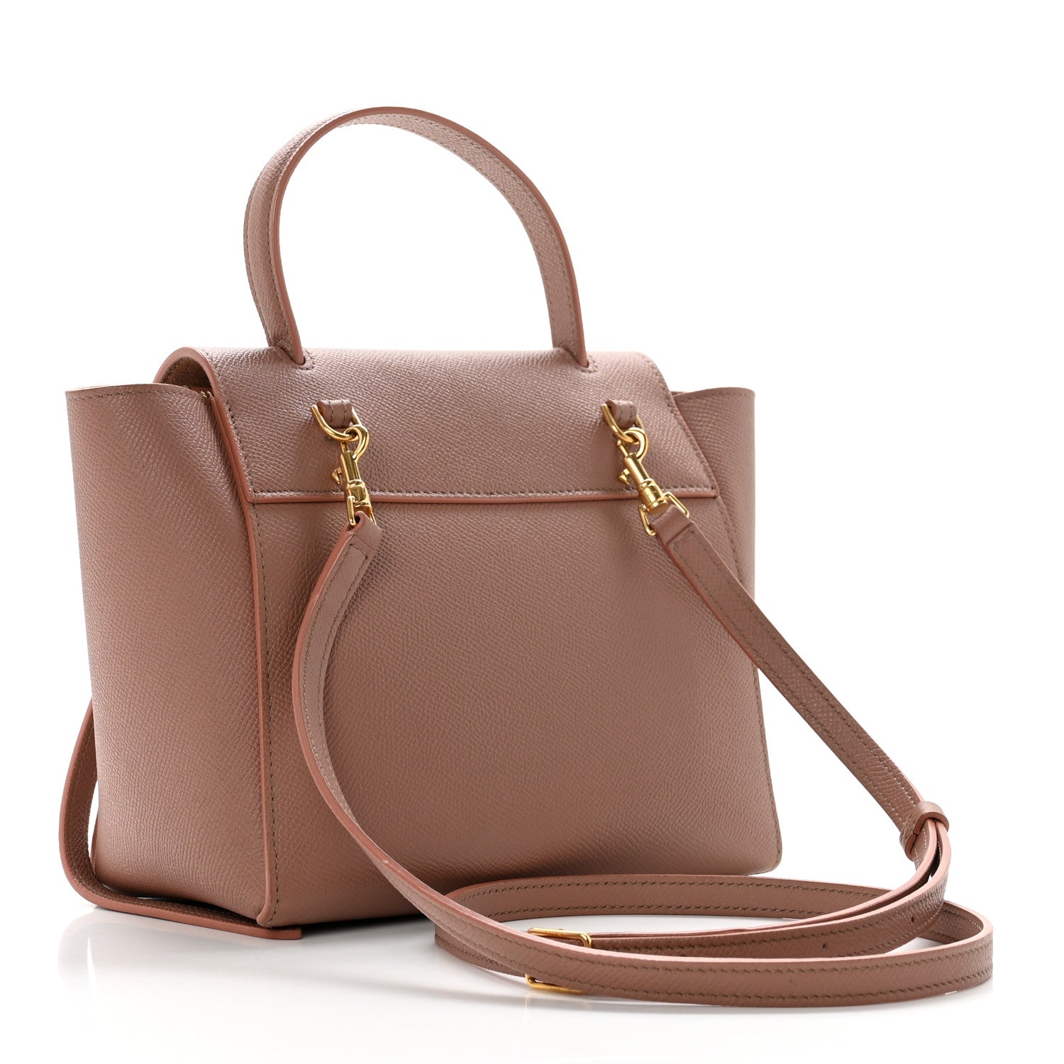 Celine Grained Calfskin Nano Belt Bag Antique Rose 3 of 8