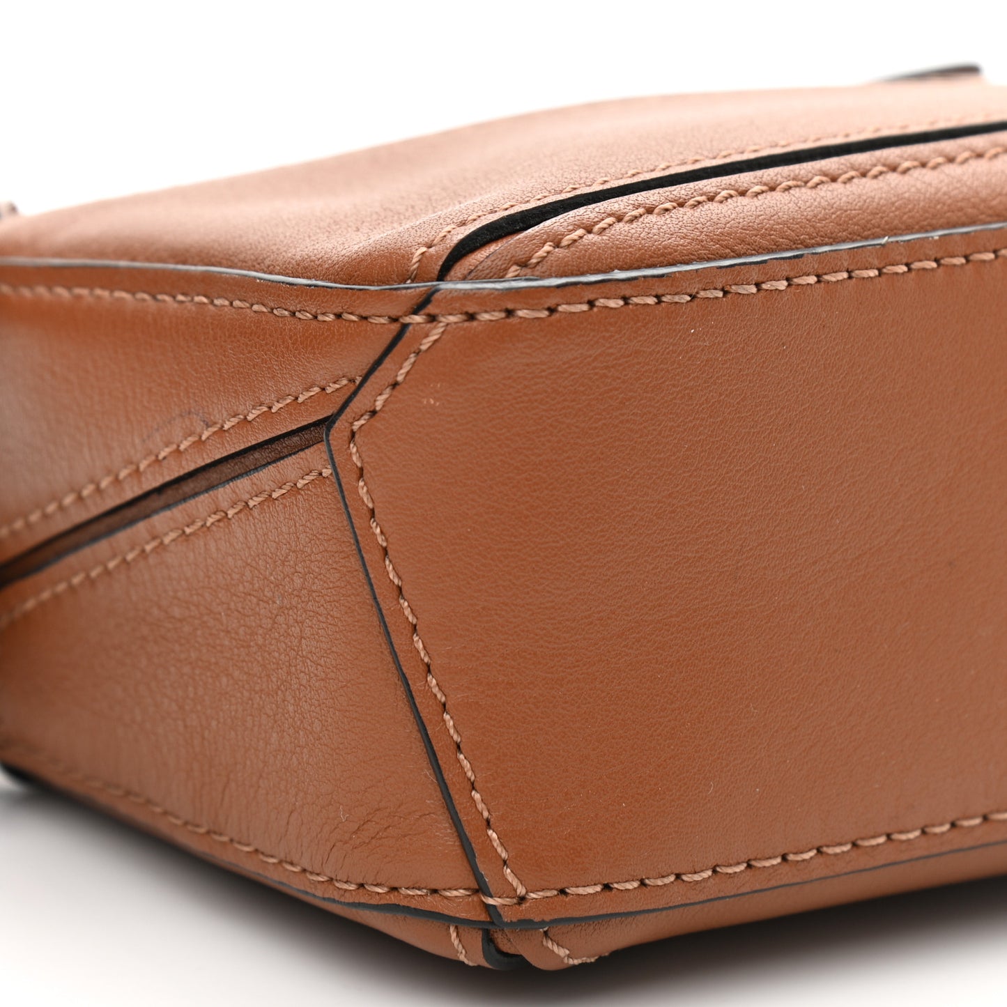 Calfskin Nano Puzzle Bag Tan