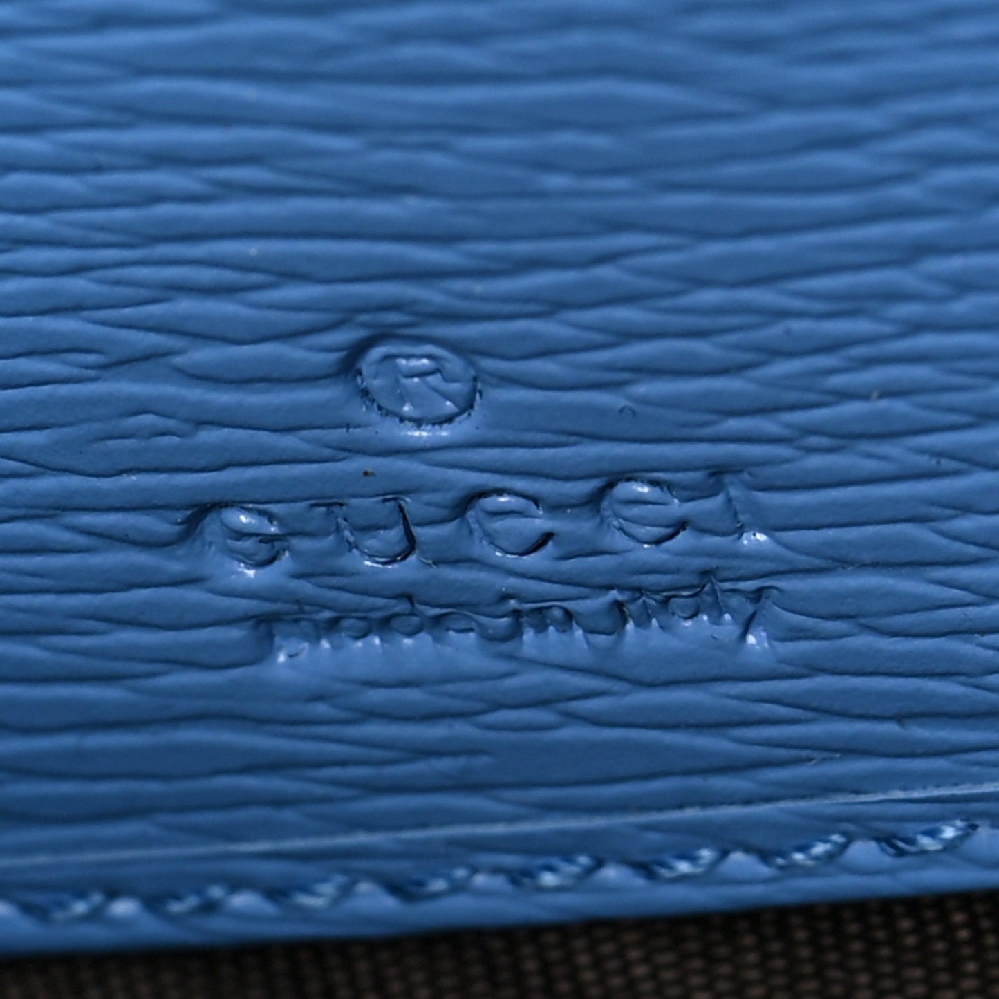 Calfskin New Flora Sylvie Zip Around Wallet Azure