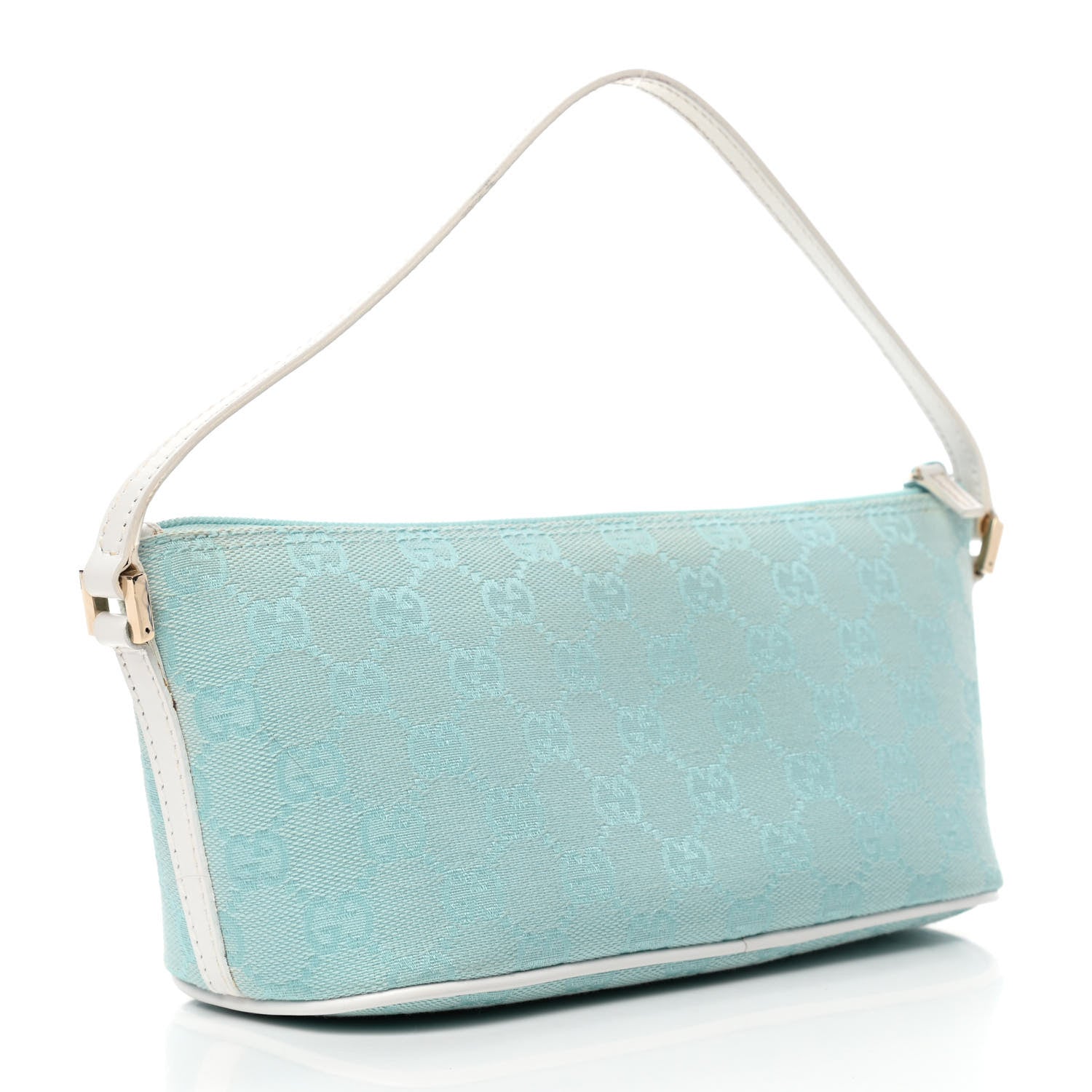 Gucci Monogram Boat Pochette Blue 2 of 4