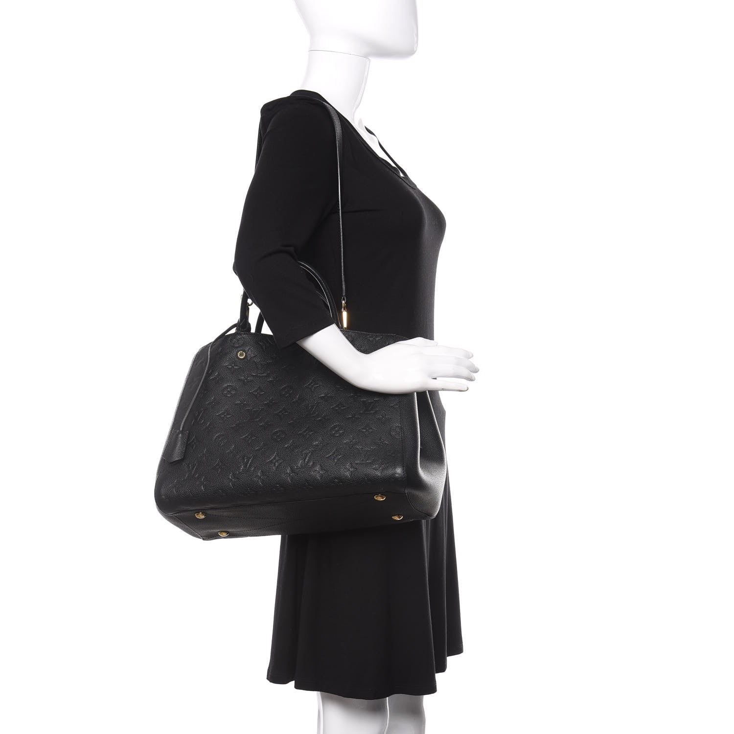 Louis Vuitton Empreinte Montaigne GM Black 2 of 14