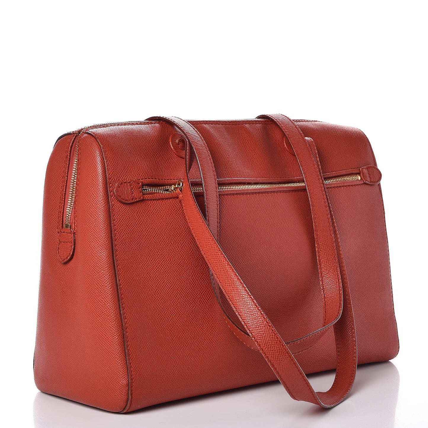 Caviar Zip Top Tote Red