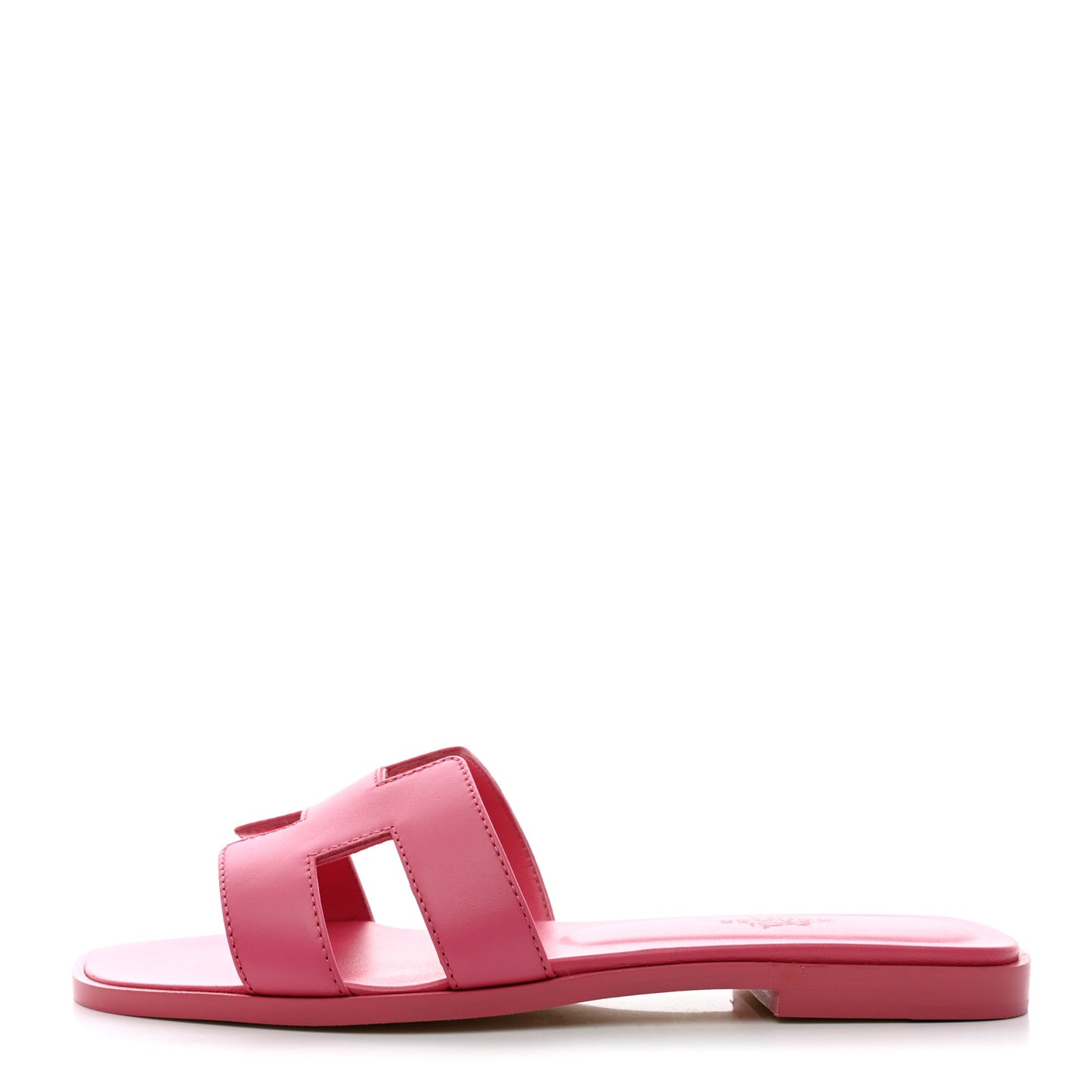 Box Calfskin Oran Sandals 37 Rose Petale