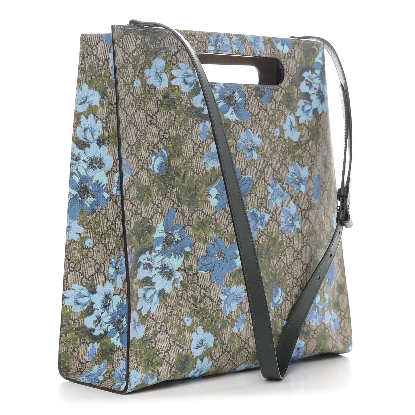 GG Supreme Monogram Blooms Embroidered Medium XL Tote