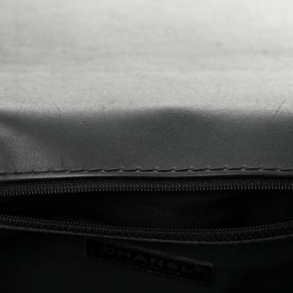 Chanel Calfskin Double Stitch Large Boy Flap Black 11 of 13