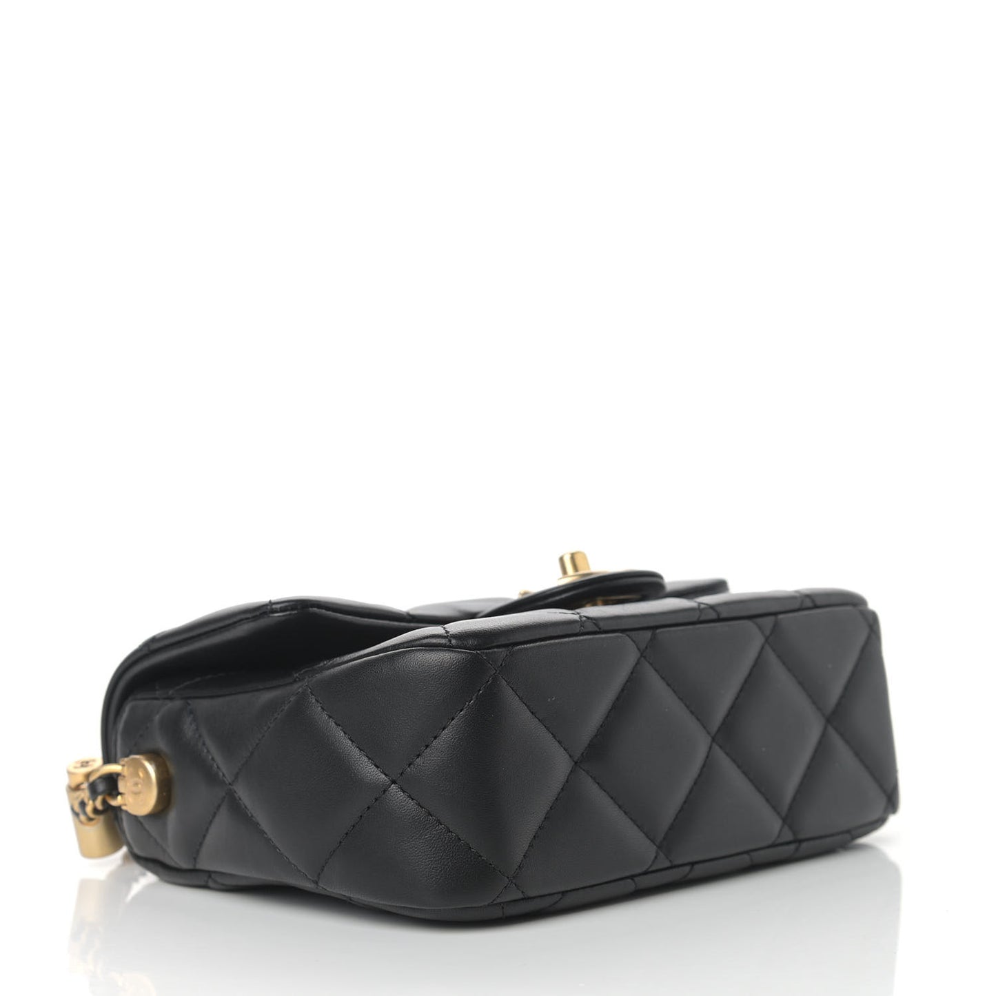 Lambskin Quilted Mini My Perfect Flap Black