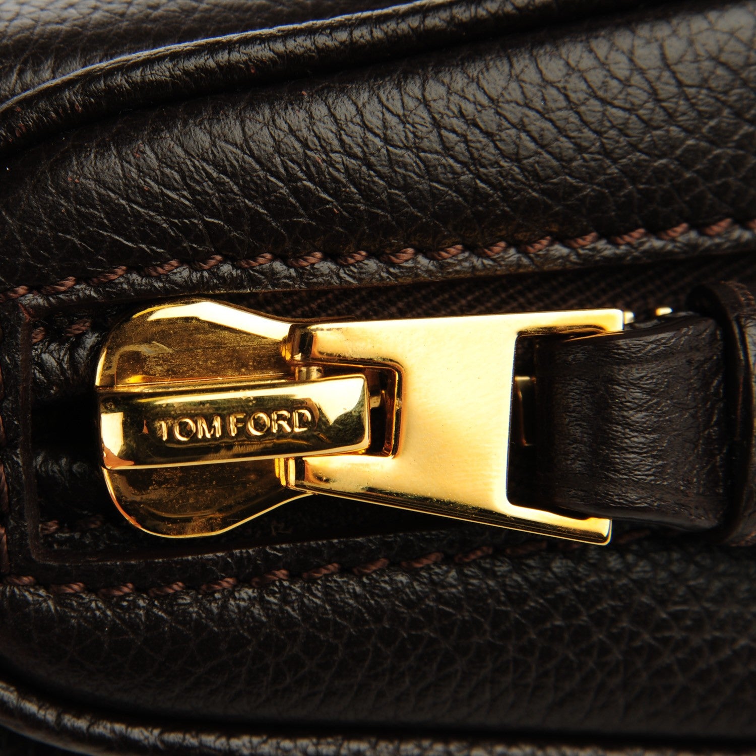 Tom Ford Calfskin Jennifer Mini Crossbody Bag Brown 6 of 7