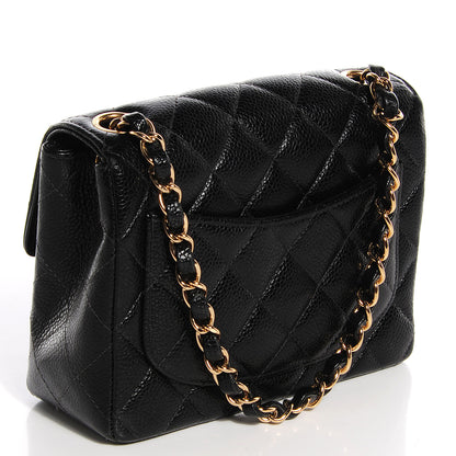 Chanel Caviar Quilted Mini Square Flap Bag Black 3 of 7