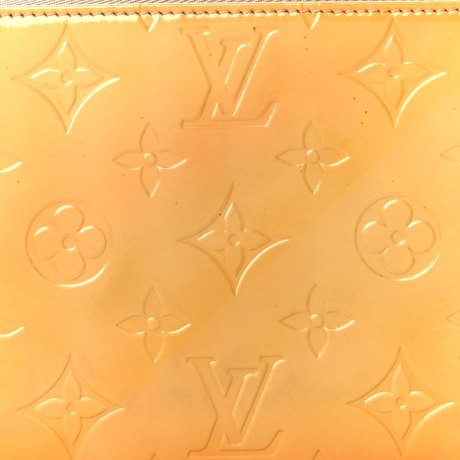Louis Vuitton Vernis Lexington Pochette Jaune Passion 7 of 10