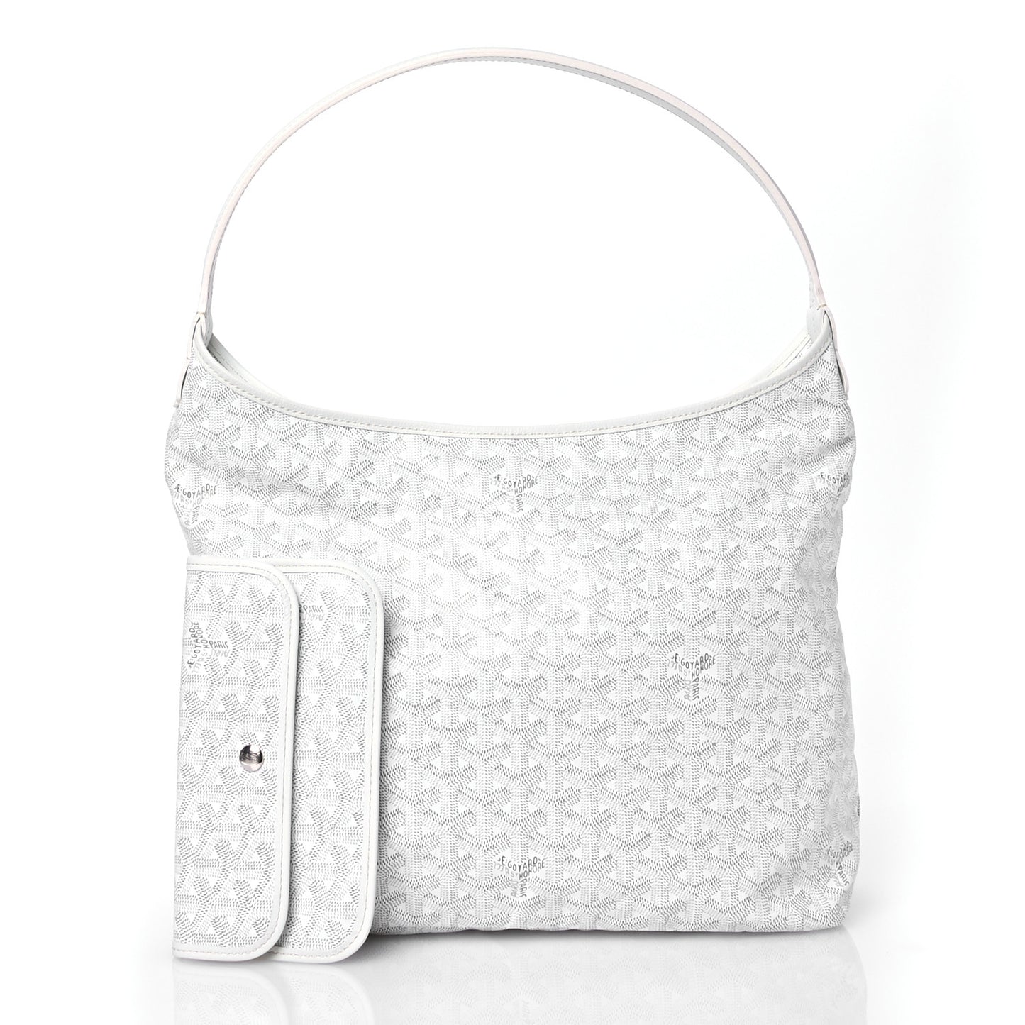 Goyardine Boheme Hobo White