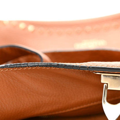 Valentino Garavani Pebbled Calfskin Large Rockstud Flip-Lock Messenger Bag Light Cuir 13 of 17