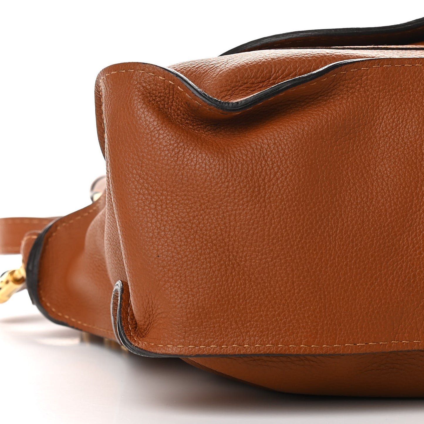 Calfskin Medium Marcie Satchel Tan
