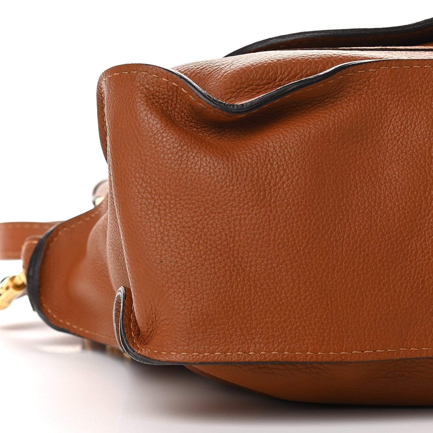 Chloe Calfskin Medium Marcie Satchel Tan 7 of 11