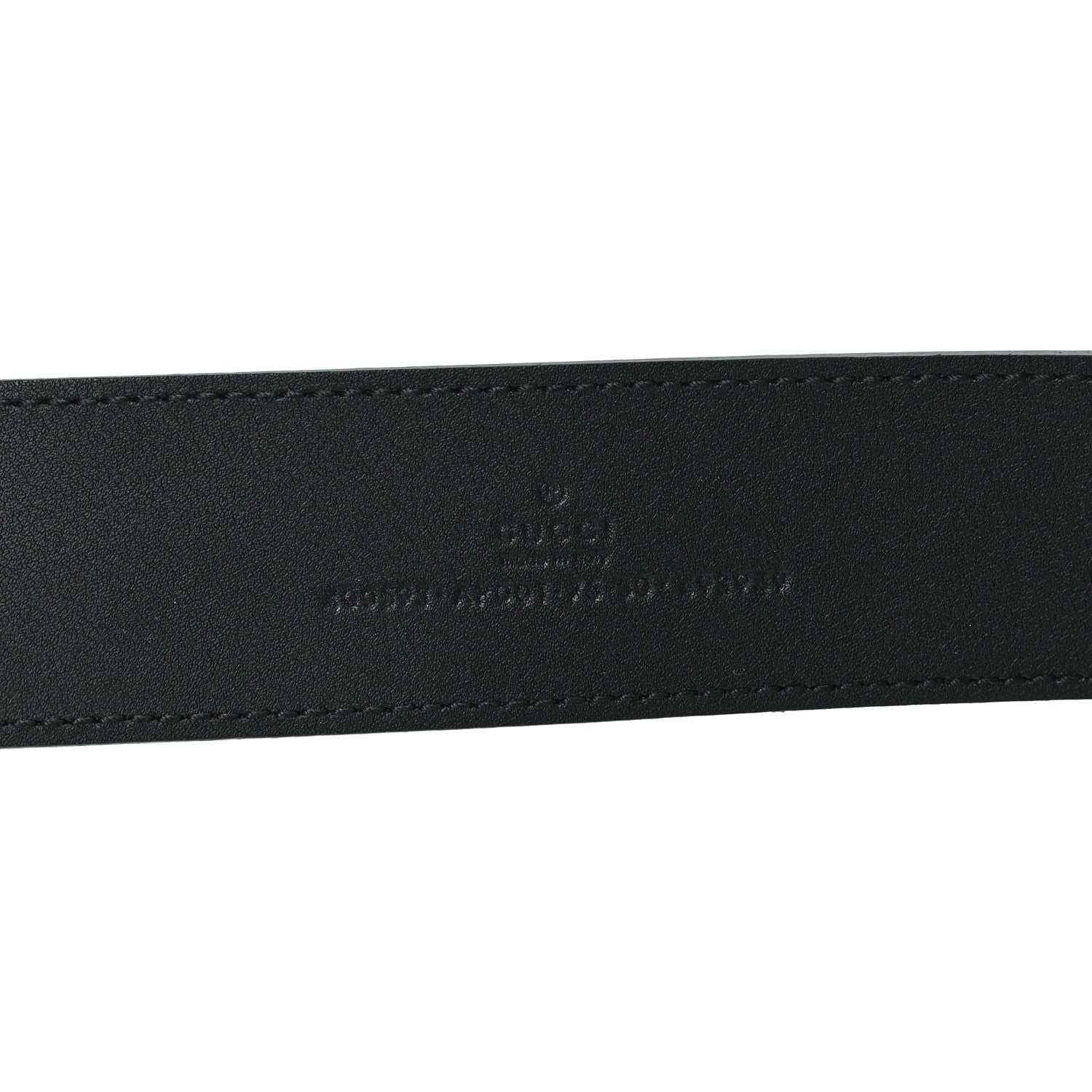 Gucci Calfskin Double G 40mm Belt 75 30 Black 3 of 5