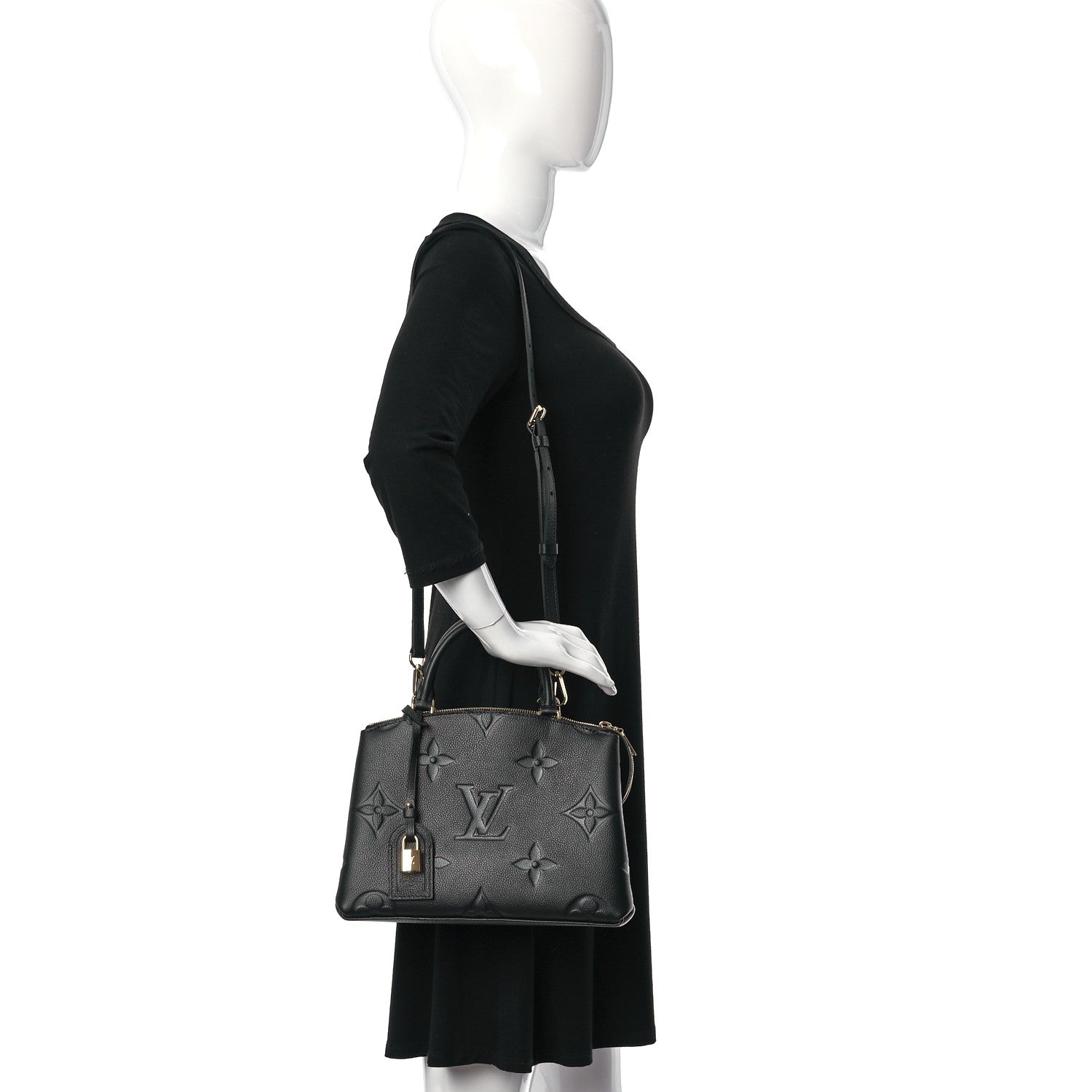 Louis Vuitton Empreinte Monogram Giant Petit Palais Black 2 of 9