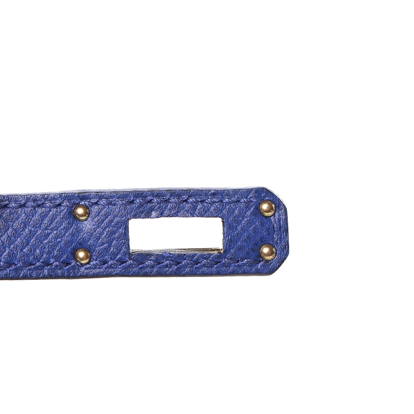 Epsom Mini Kelly Sellier 20 Bleu Electrique