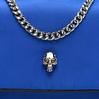 Alexander McQueen Nylon Skull Camera Crossbody Bag Royal Blue 7 of 9