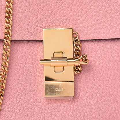 Chloe Grained Lambskin Mini Drew Shoulder Bag Washed Pink 10 of 10