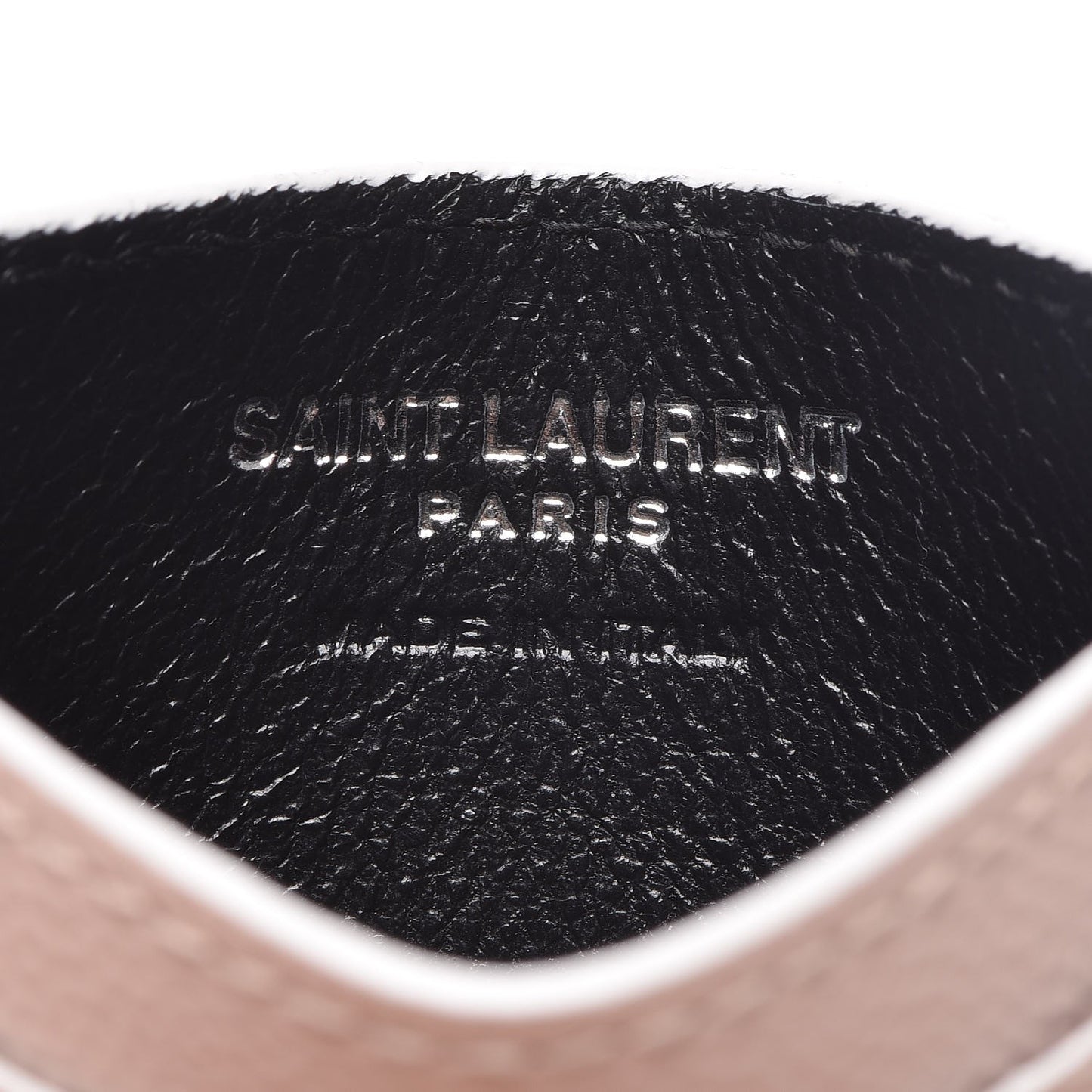 Grain De Poudre Monogram Credit Card Case Rose