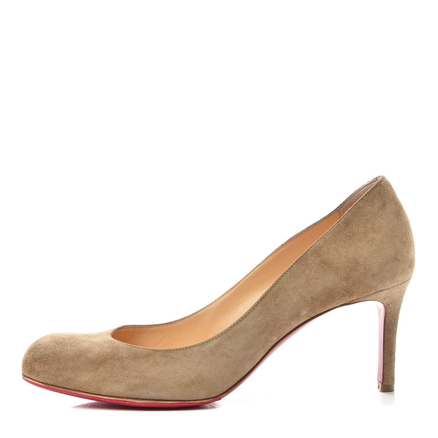 Christian Louboutin Veau Velours Simple 70 Pumps 39 Cappuccino 1 of 10