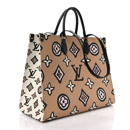 Louis Vuitton Monogram Giant Wild At Heart Onthego GM Arizona 3 of 8