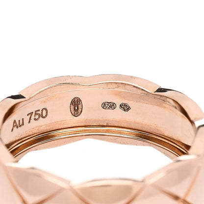 Chanel 18K Beige Gold Small Coco Crush Ring 53 6.5 6 of 6